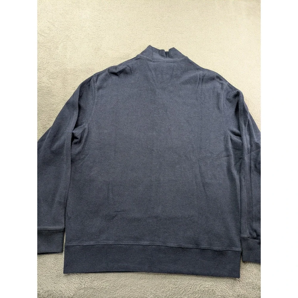 Polo Ralph Lauren Performance Mens XL Full Zip Sweatshirt Navy Blue Heather